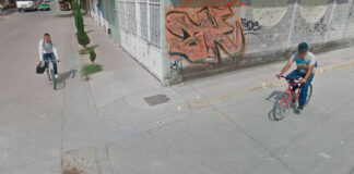 Ciclistas chocan y ¡son captados por Google Maps! (Foto) google maps