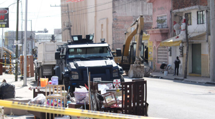 Demolición en San Matías en última etapa La Secretaría de Infraestructura tiene que parar la demolición para que entre la Fiscalía a realizar las últimas diligencias. Foto: Es Imagen
