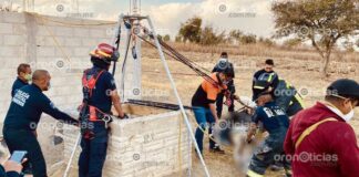 Hallan dos cadáveres en pozo de San Juan Pancoac dos cadáveres