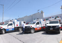 Atracan empresa de gas en Ocoyucan y se dan a la fuga Agentes policíacos desplegaron esta mañana un operativo en las instalaciones de la empresa de Gas de Oriente. Foto: Es Imagen // Ilustrativa