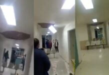 Colapsa techo de clínica IMSS en Coahuila