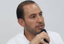 Marko Cortés descarta divisiones en el PAN Puebla Marko Cortés destacó que aún falta mucho para determinar el método de elección para su candidato a gobernador en Puebla. Foto: Es Imagen