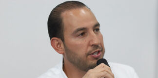 Marko Cortés descarta divisiones en el PAN Puebla Marko Cortés destacó que aún falta mucho para determinar el método de elección para su candidato a gobernador en Puebla. Foto: Es Imagen