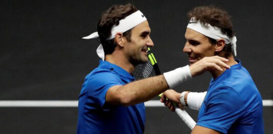 El tenista español Rafa Nadal y el suizo Roger Federer son ganadores de 21 y 20 ‘Grand Slams’, respectivamente. Foto: Especial