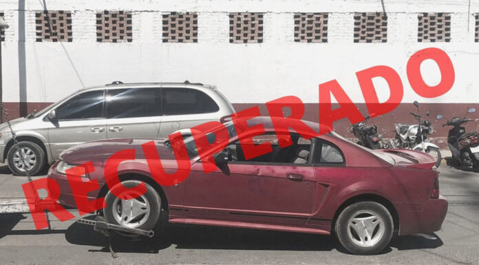 Recupera policía de San Pedro automóvil con reporte de robo La policía de San Pedro Cholula recuperó un vehículo tipo Mustang en la Junta Auxiliar de San Matías Cocoyotla.