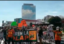 Marcha comunidad UDLAP en Puebla Capital UDLAP