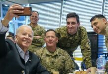 Biden visita a soldados estadounidenses en Polonia Biden