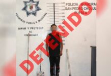 Cae presunto ladrón de casa en San Pedro Cholula Casa