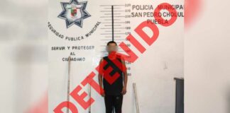 Cae presunto ladrón de casa en San Pedro Cholula Casa