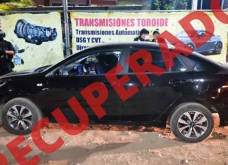 Recupera SSC auto robado en San Pedro Cholula Cholula