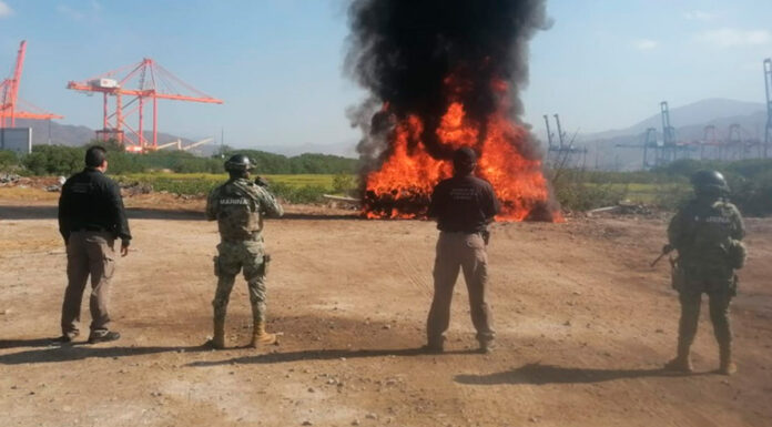 Incineran mil 621 kilos de cocaína en Manzanillo cocaína Manzanillo Colima