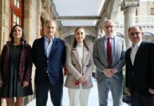 Claudia Sheinbaum se reune con presidente de la Formula 1