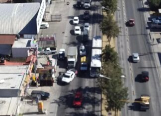 Recuperan con operativo aéreo, camión robado en Puebla
