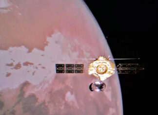 Misión espacial china captura tormenta de polvo en Marte Marte