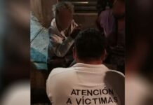 Resguardan policías a abuelito extraviado en Puebla Policías