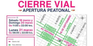 ¡Ojo! Cerrarán vialidades en Puebla por puente vacacional Puebla