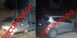 Recuperan en San Pedro Cholula auto robado en Forjadores San