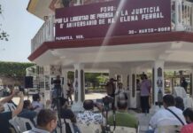 Reporteros conmemoran el asesinato de María Elena Ferral en Veracruz Veracruz