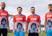 Napoli presenta nuevo jersey en homenaje a Maradona