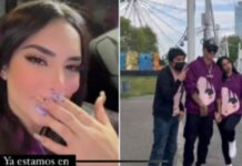 Kimberly Loaiza y Juan de Dios Pantoja visitan Puebla
