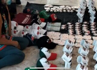 Se instalan ambulantes en el AIFA con mercancía de AMLO