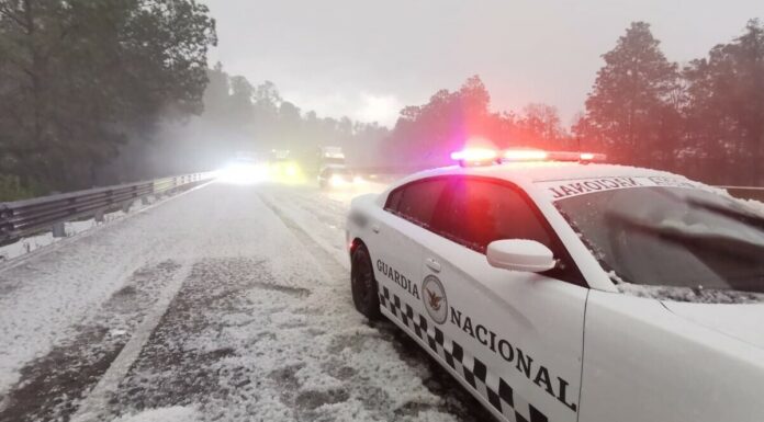 Cierran la México-Puebla por caída de agua nieve agua nieve