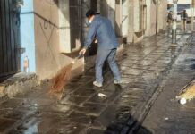 Limpian zonas recuperadas del ambulantaje en el CH ambulantaje