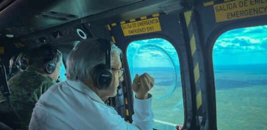 AMLO dijo que por las obras sólo habrá impacto en 100 hectáreas de los 1,500 kilómetros que recorrerá el ferrocarril.