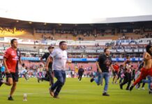 Aficionado del Atlas pierde ojo tras disturbios en Querétaro atlas