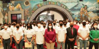 Abanderan a atletas atlixquenses rumbo a CONADE 2022 Atlixquenses