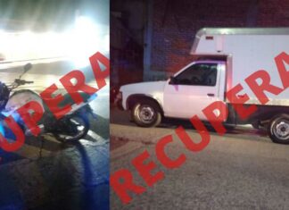 Recuperan moto y camioneta robadas en San Pedro Cholula camioneta