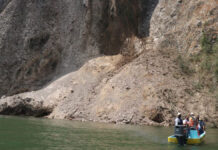 Reabren Cañón del Sumidero tras derrumbes En enero de 2020 se registró otro derrumbe en el Parque Nacional Cañón del Sumidero. Fotografía: PC Chiapas