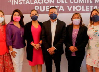 Instalan comité “Puerta Violeta” en San Andrés Cholula San Andrés Cholula