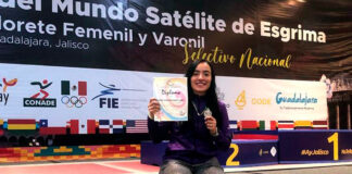 Subcampeona Nacional de esgrima agradece apoyo de la BUAP BUAP