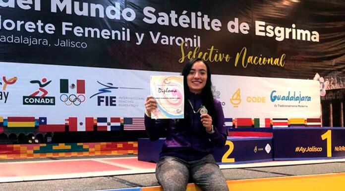 Subcampeona Nacional de esgrima agradece apoyo de la BUAP BUAP