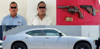 Arrestan a dos con armas de fuego en San Andrés Cholula fuego