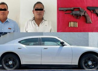Arrestan a dos con armas de fuego en San Andrés Cholula fuego