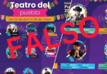 Desmiente gobierno supuesta cartelera de la Feria de Puebla "Exhortamos a los ciudadanos a no dejarse sorprender e informarse por vías oficiales", publicó el gobierno de Puebla.
