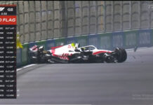 ¡Impactante! Mick Schumacher choca en GP de Arabia Saudita El impactante choque ocurrió de forma lateral contra el muro en una zona poco protegida, destrozando su coche por completo.