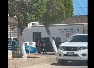 ¡Menores atestiguan levantón en Sonora!; tratan de impedirlo Los menores trataron de seguir al hombre que fue levantado, quien se sabe era el padre de los menores. Foto: Especial