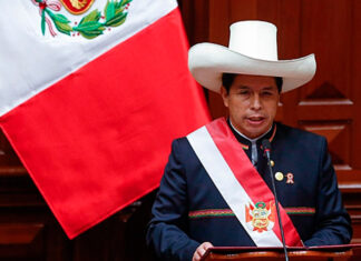 Presidente de Perú declara estado de emergencia en Lima Pedro Castillo