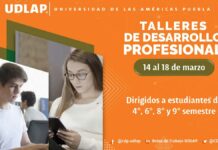 UDLAP brinda talleres de desarrollo profesional Talleres