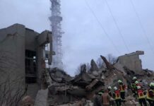 Mueren 9 en ataque ruso contra torre de TV en Ucrania Torre