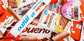 OMS detecta 151 casos de salmonelósis por consumo de chocolate Kínder