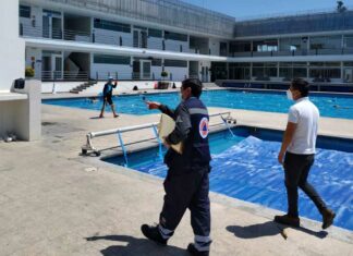 Inspeccionan medidas preventivas de balnearios en Puebla Balnearios