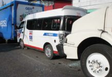 Choque múltiple lesiona a 10 personas en Carril de La Rosa Choque