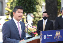 Eduardo Rivera encabeza festejos por 491 aniversario de la Fundación de Puebla Eduardo Rivera develó una escultura, colocó una cápsula del tiempo para los 500 años de la ciudad e inauguró dos exposiciones-