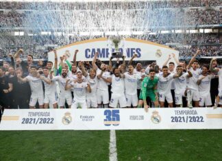 Real Madrid se convierte en campeón de LaLiga Real-Madrid