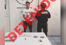 Detienen a joven con marihuana en San Pedro Cholula San Pedro