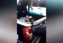 Golpean a asaltante de madre y adolescente en Texmelucan Texmelucan